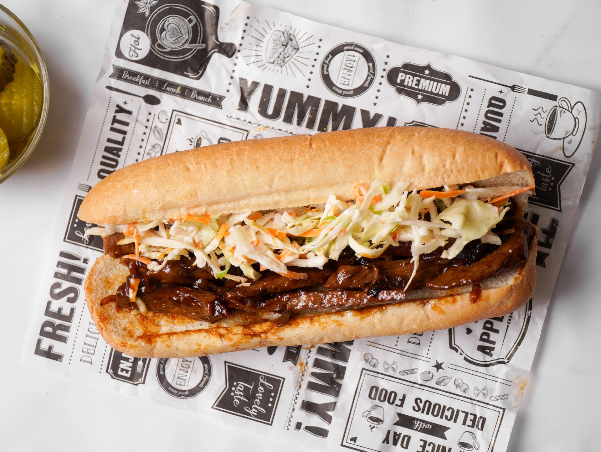 Barbecue Steak Sandwich