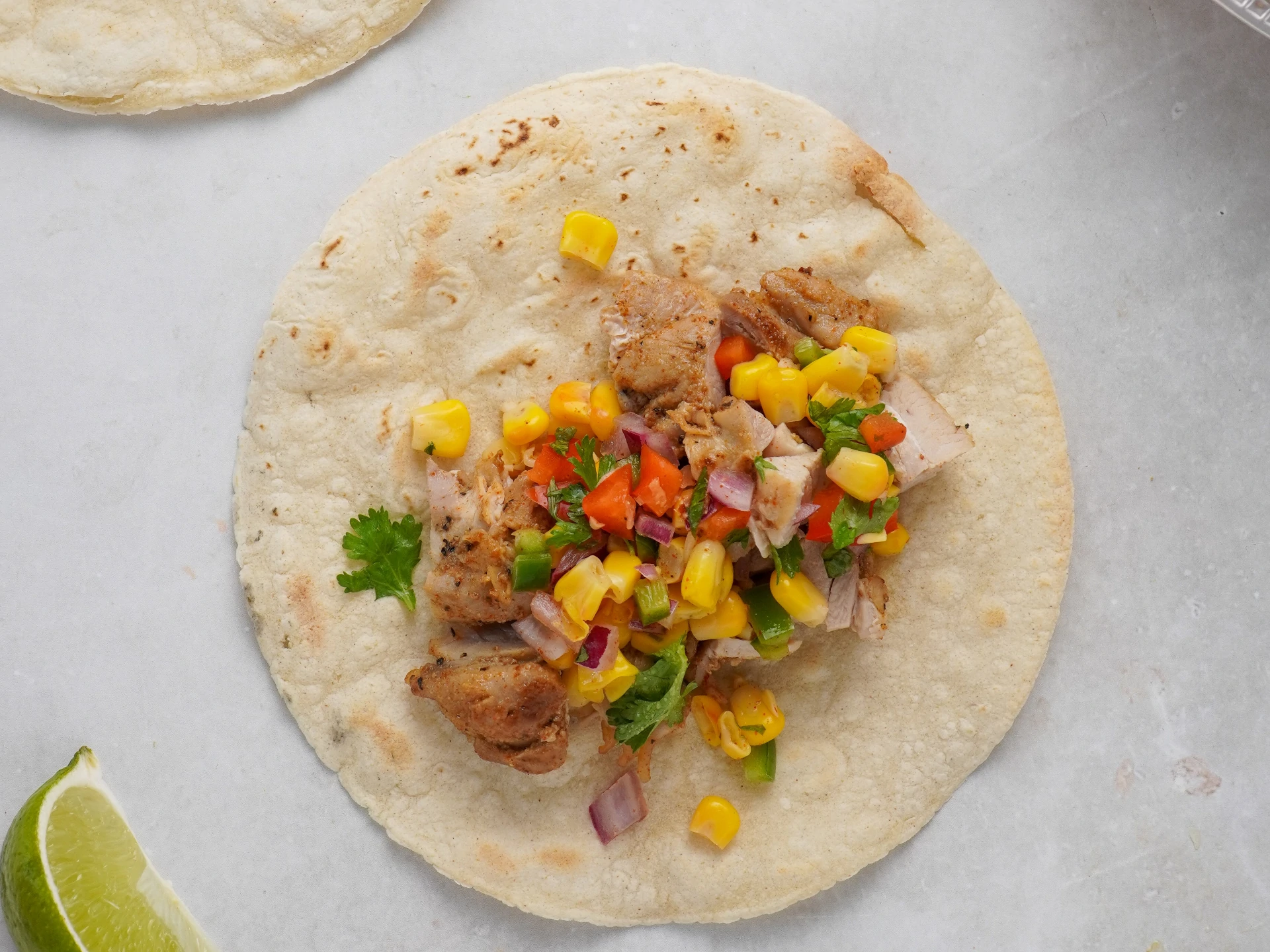 Betty Crocker Chicken Street Tacos with Corn Salsa