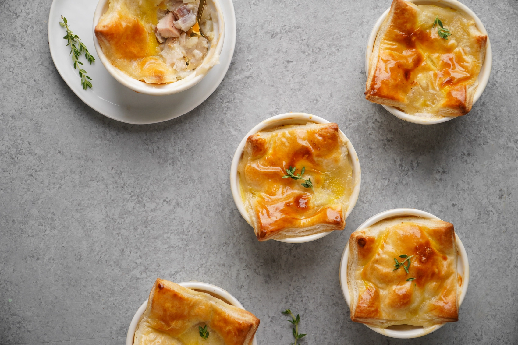 Chicken Leek Mini Pies