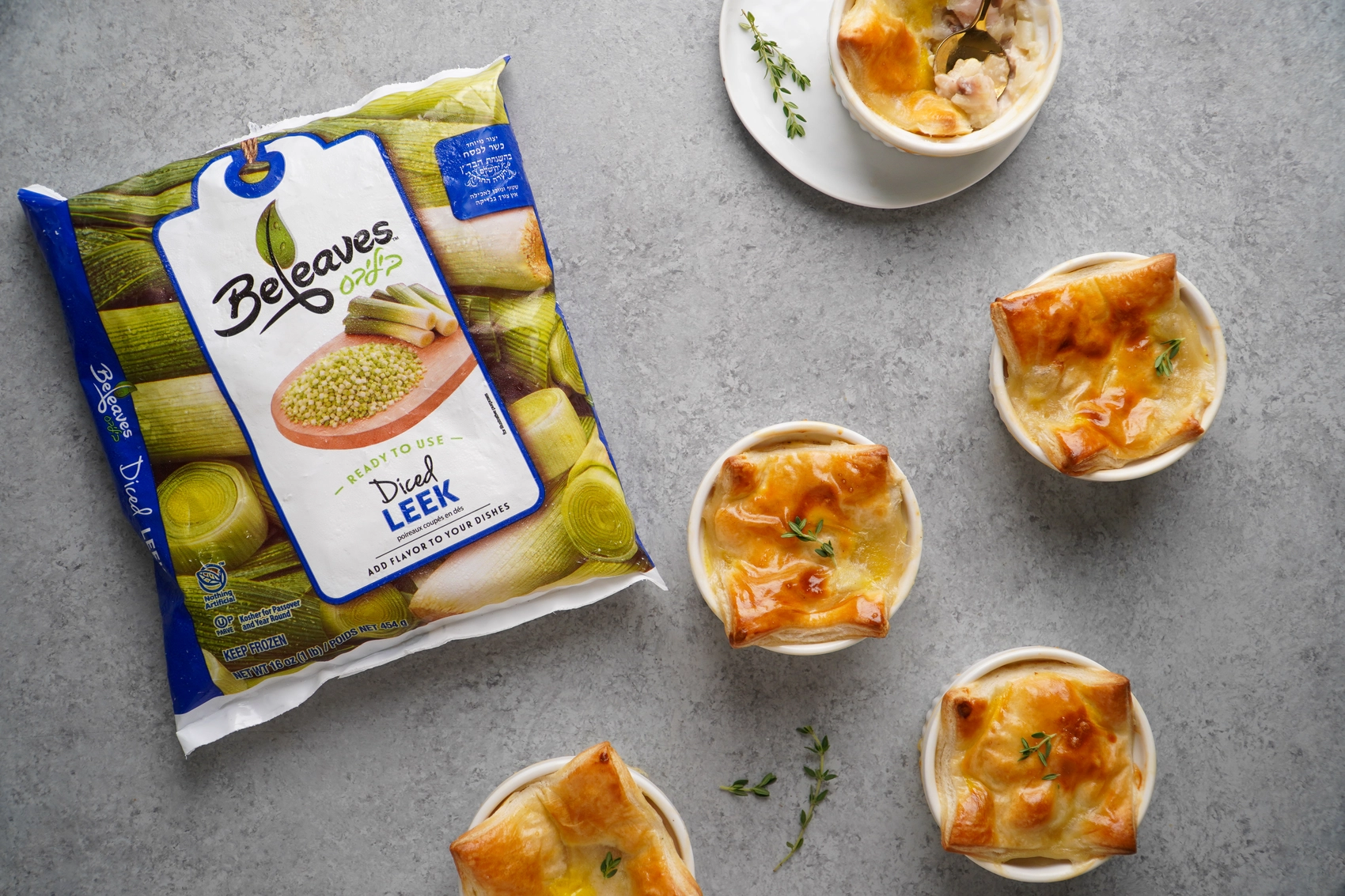 Chicken Leek Mini Pies