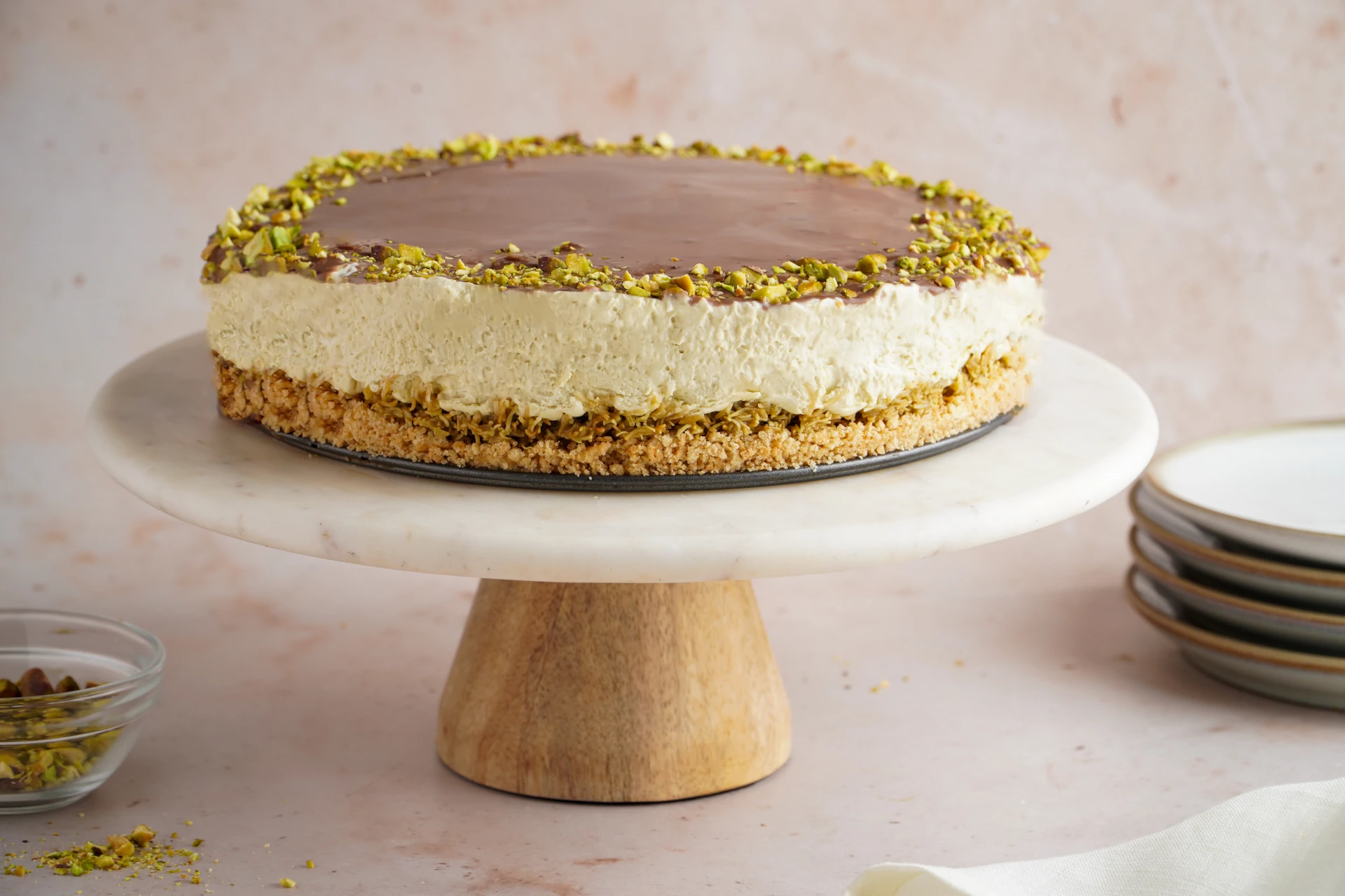 No-Bake Dubai Cheesecake