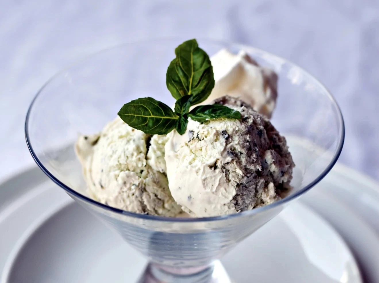 Olive Oil Basil “Ice Cream”