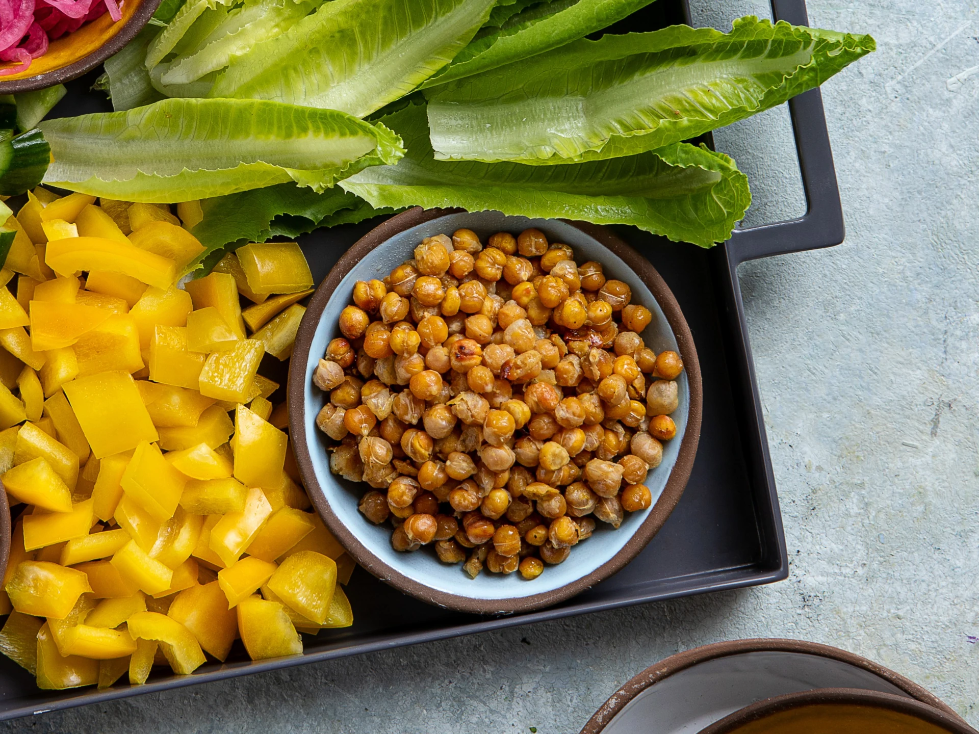 Maple Mustard Chickpeas