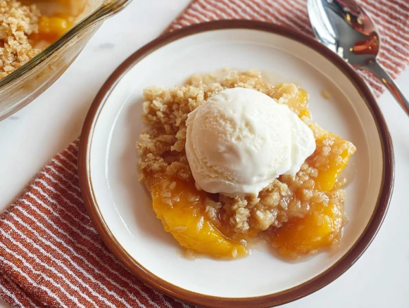 Summer Peach Crisp