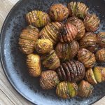 Malkie’s Parsley Garlic And Lemon Hasselback Potatoes