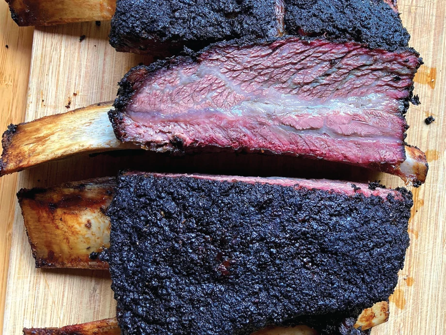Smoked Dino Ribs
