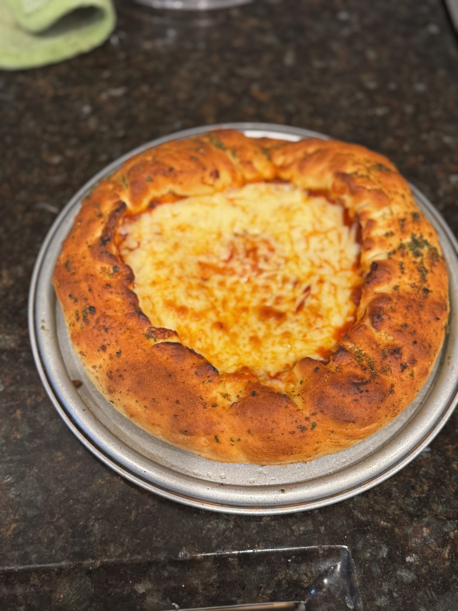 Sourdough Garlic Bread Pizza Stuffed Crust