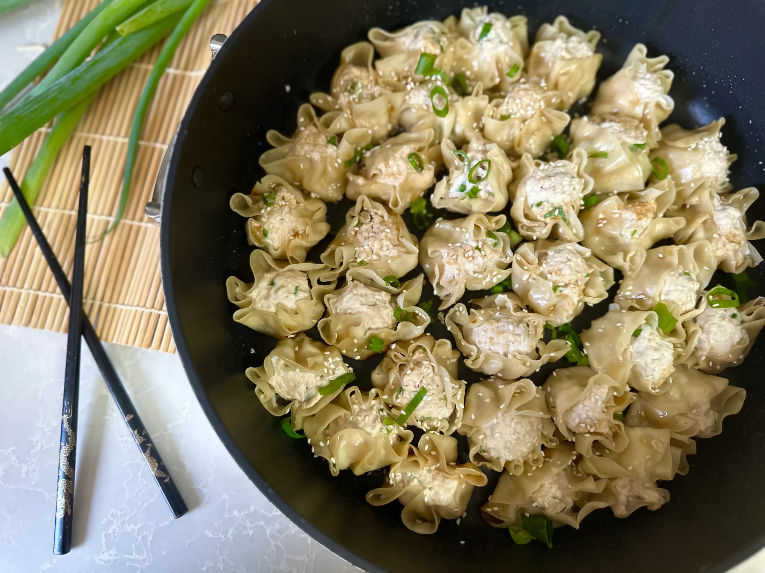 Easy No-Fold Chicken Dumplings