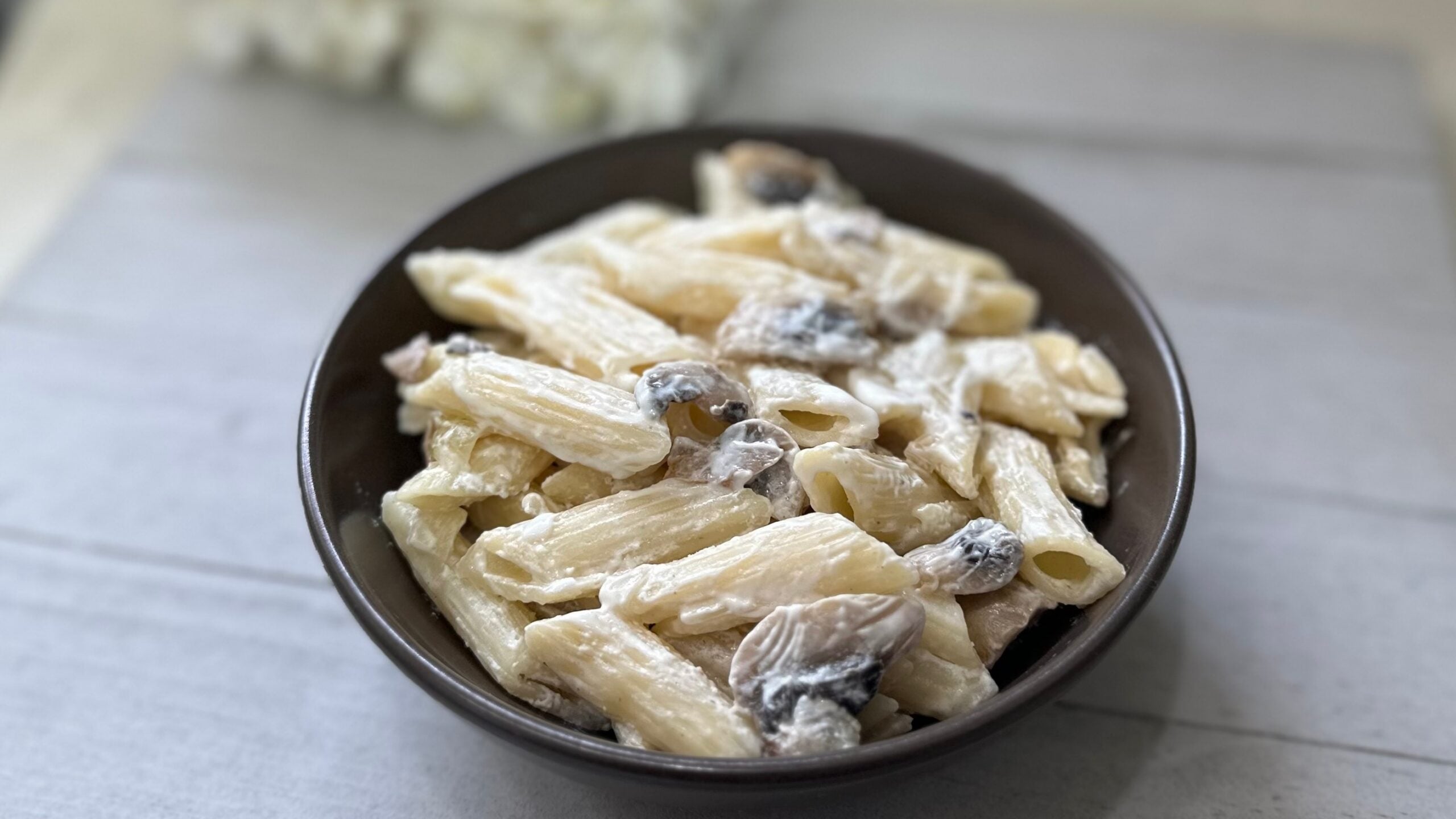Nava’s Creamy Mushroom Pasta