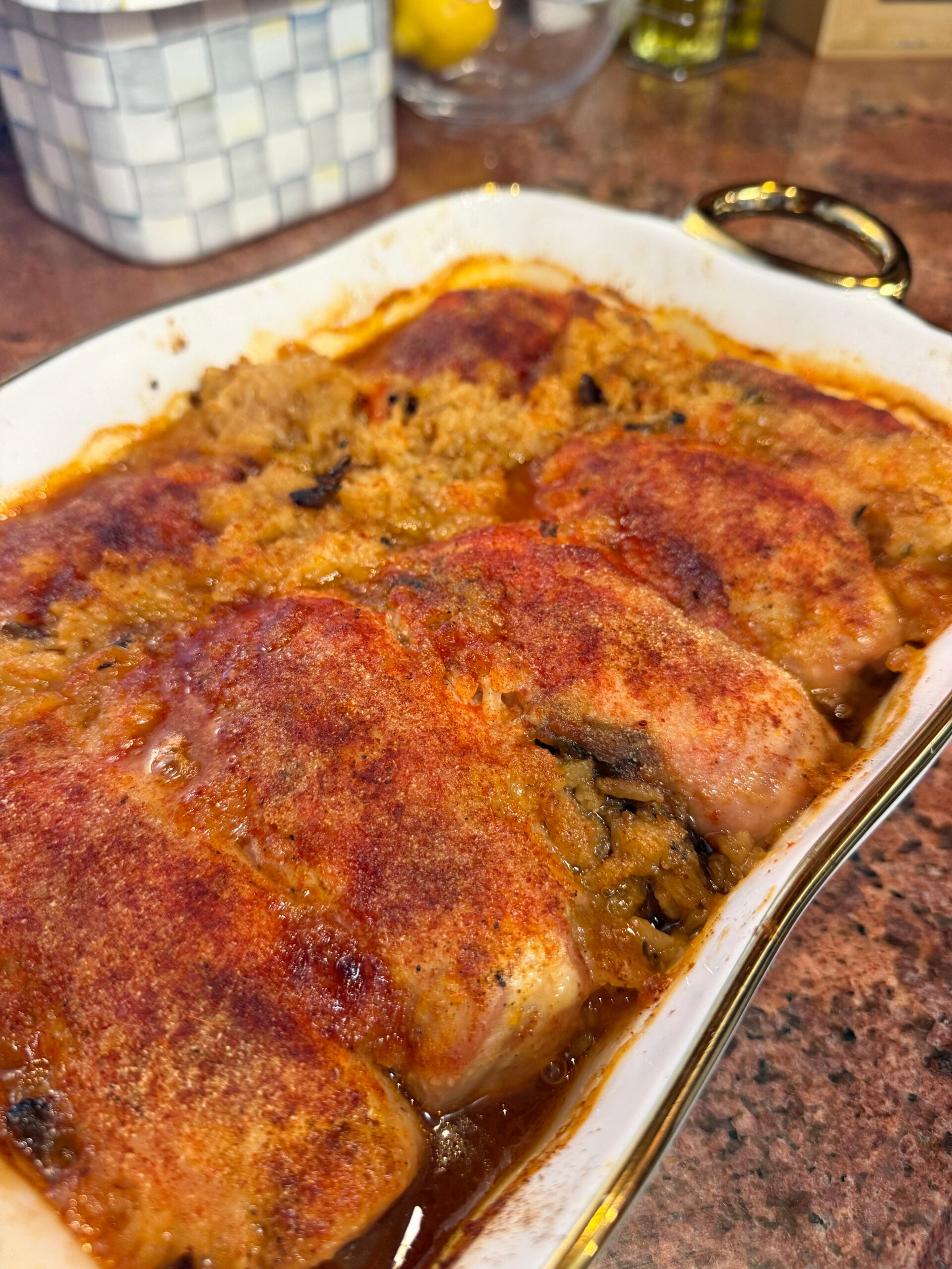 Flavourful Stuffed Chicken Capons