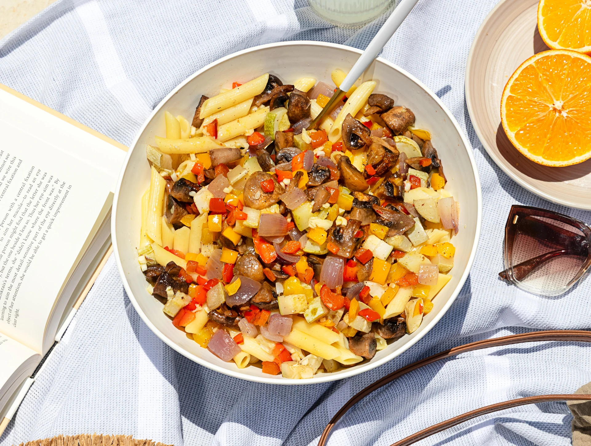 Roasted Vegetable Pasta Salad