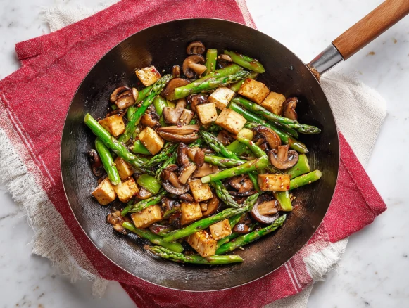 Asparagus and Tofu Stir-Fry