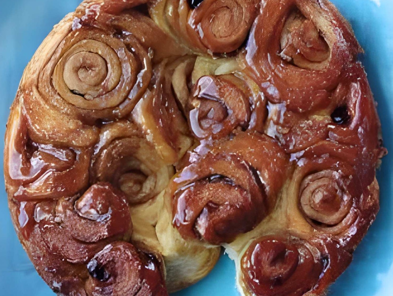 Upside-Down Sticky Pull Apart Cake