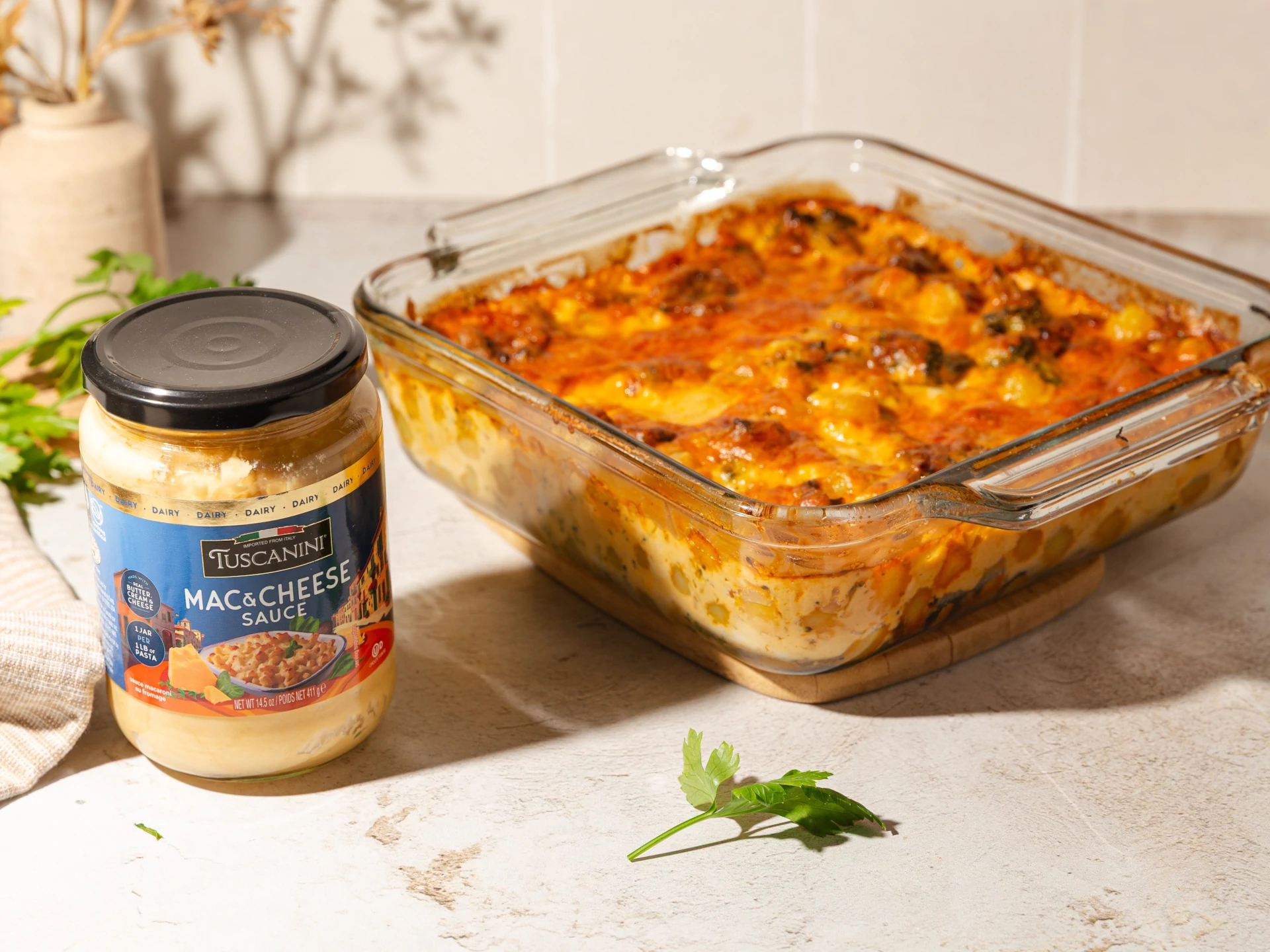Broccoli Mac ‘n Cheese Gnocchi Casserole