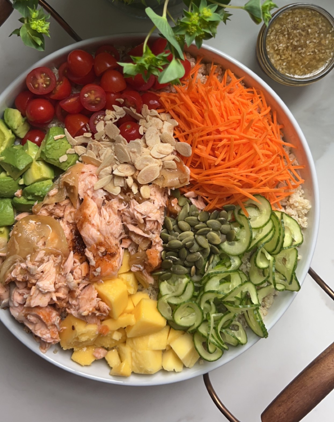 Salmon Quinoa Bowl