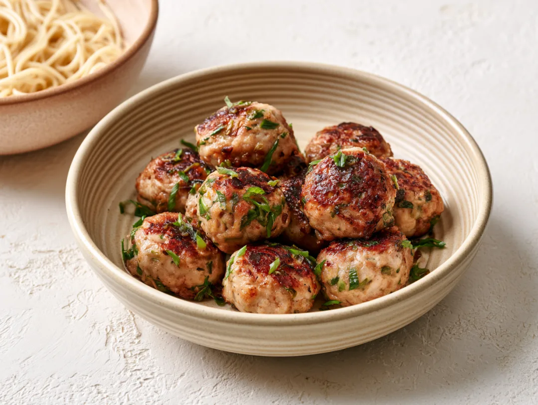 Asian Chicken Meatballs