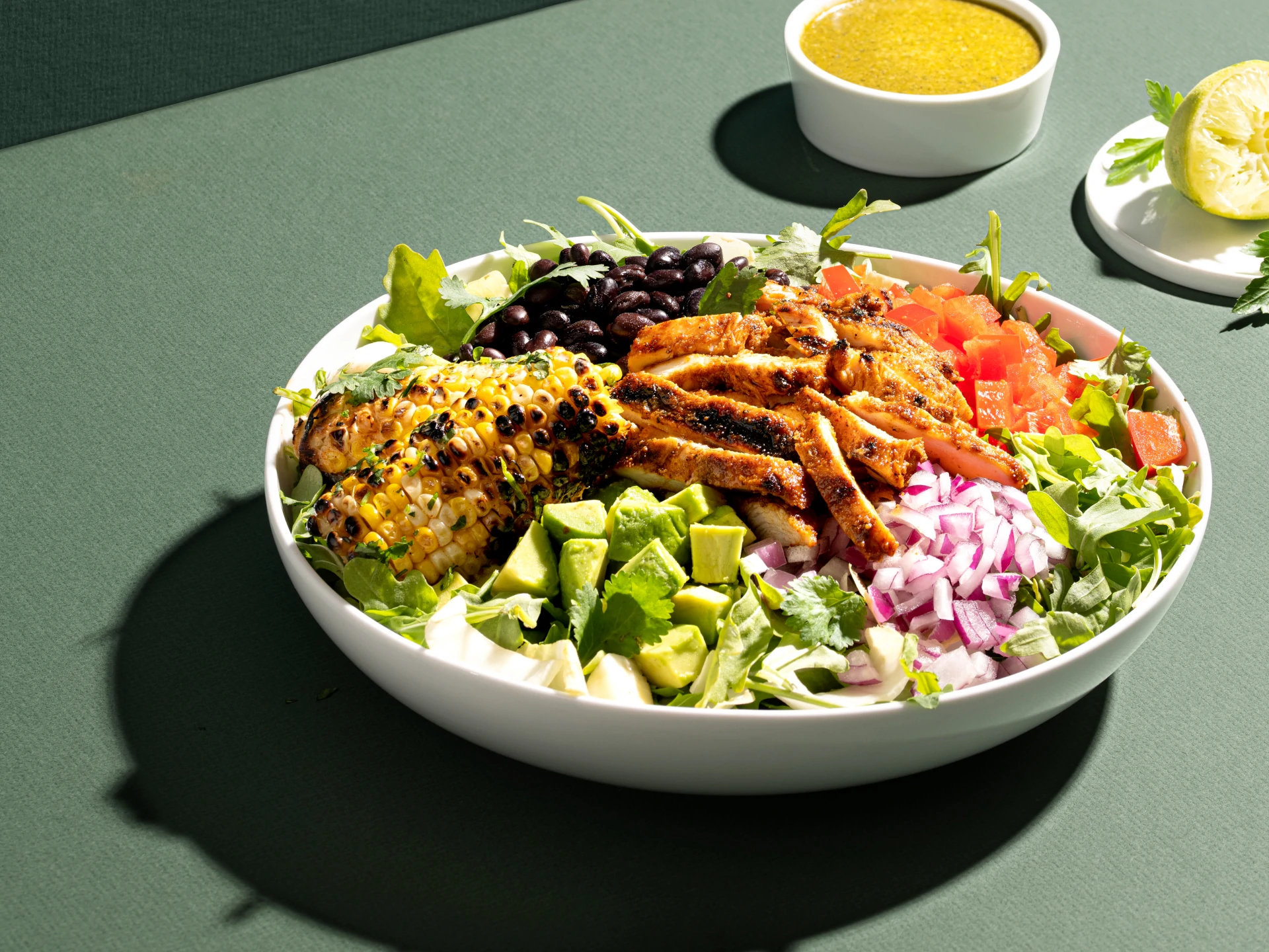 Grilled Chicken, Corn, and Black Bean Salad