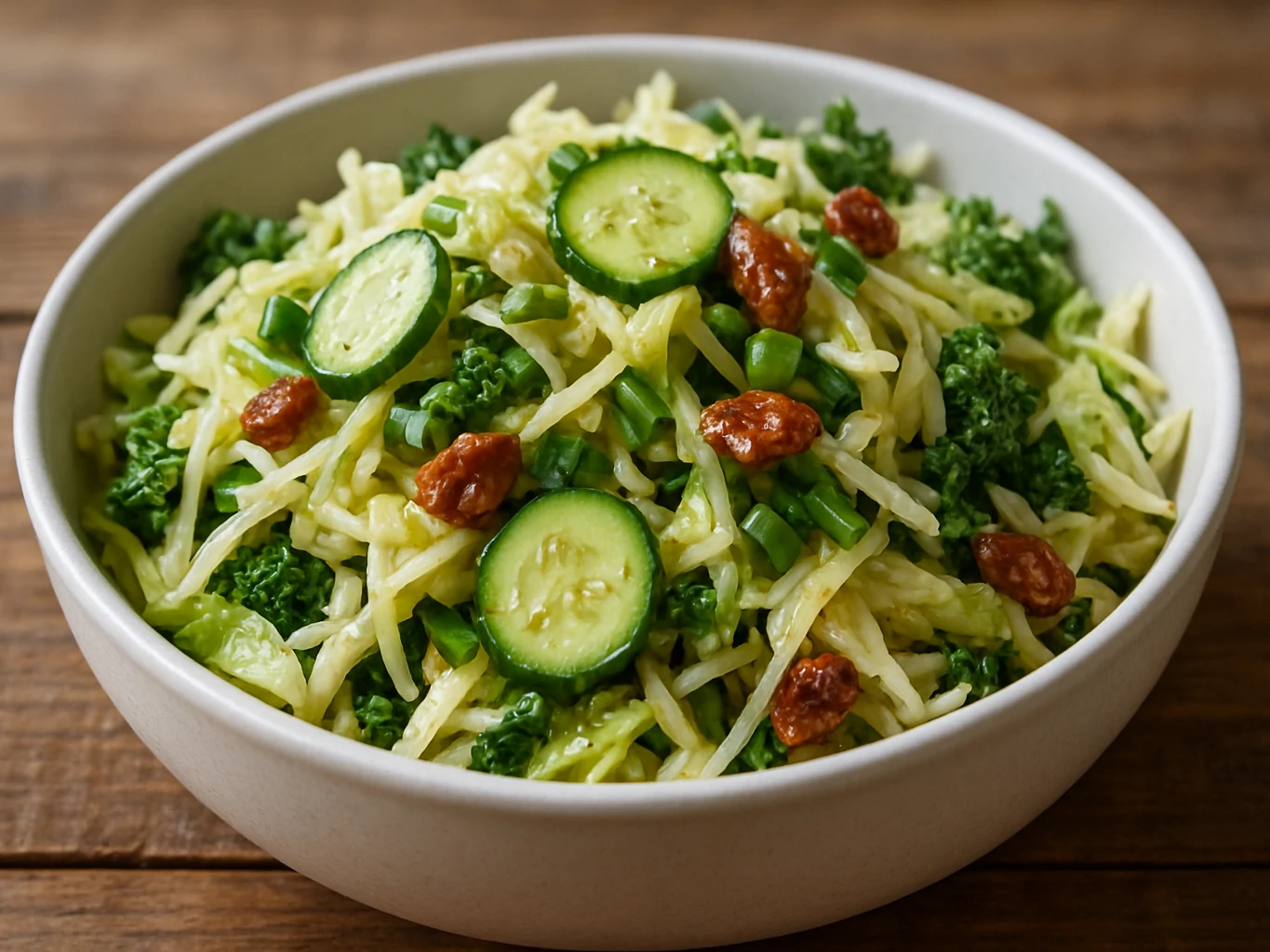 Mixed Slaw with Sweet Roasted Garlic Viniagrette