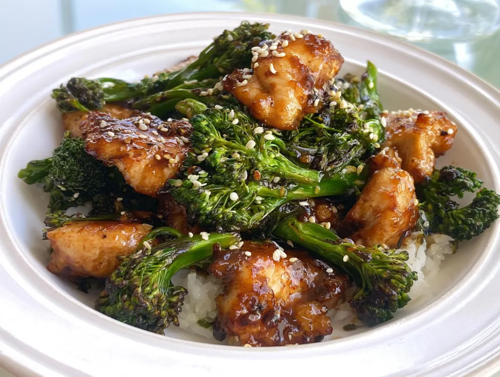 Sesame Chicken with Broccoli