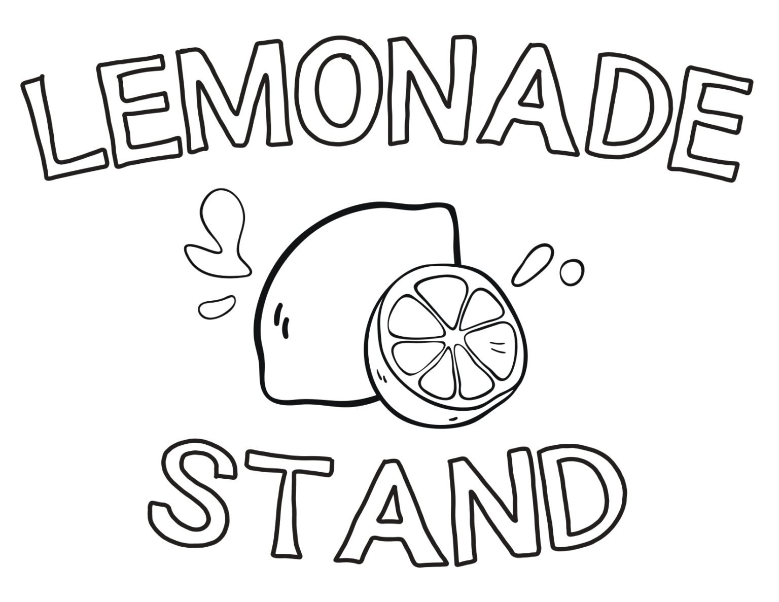 4 Printable Signs For Your Next Lemonade Stand!