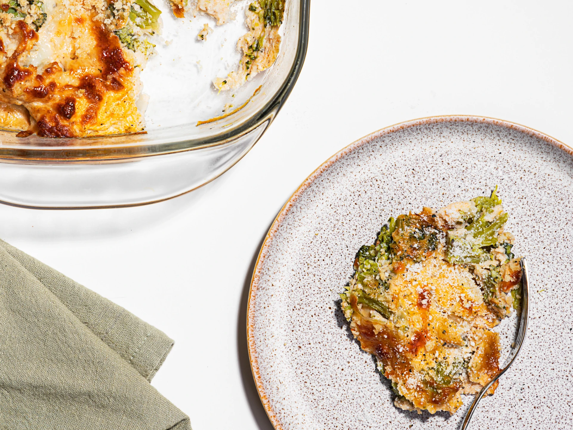 Broccoli and Cauliflower Cheese Bake
