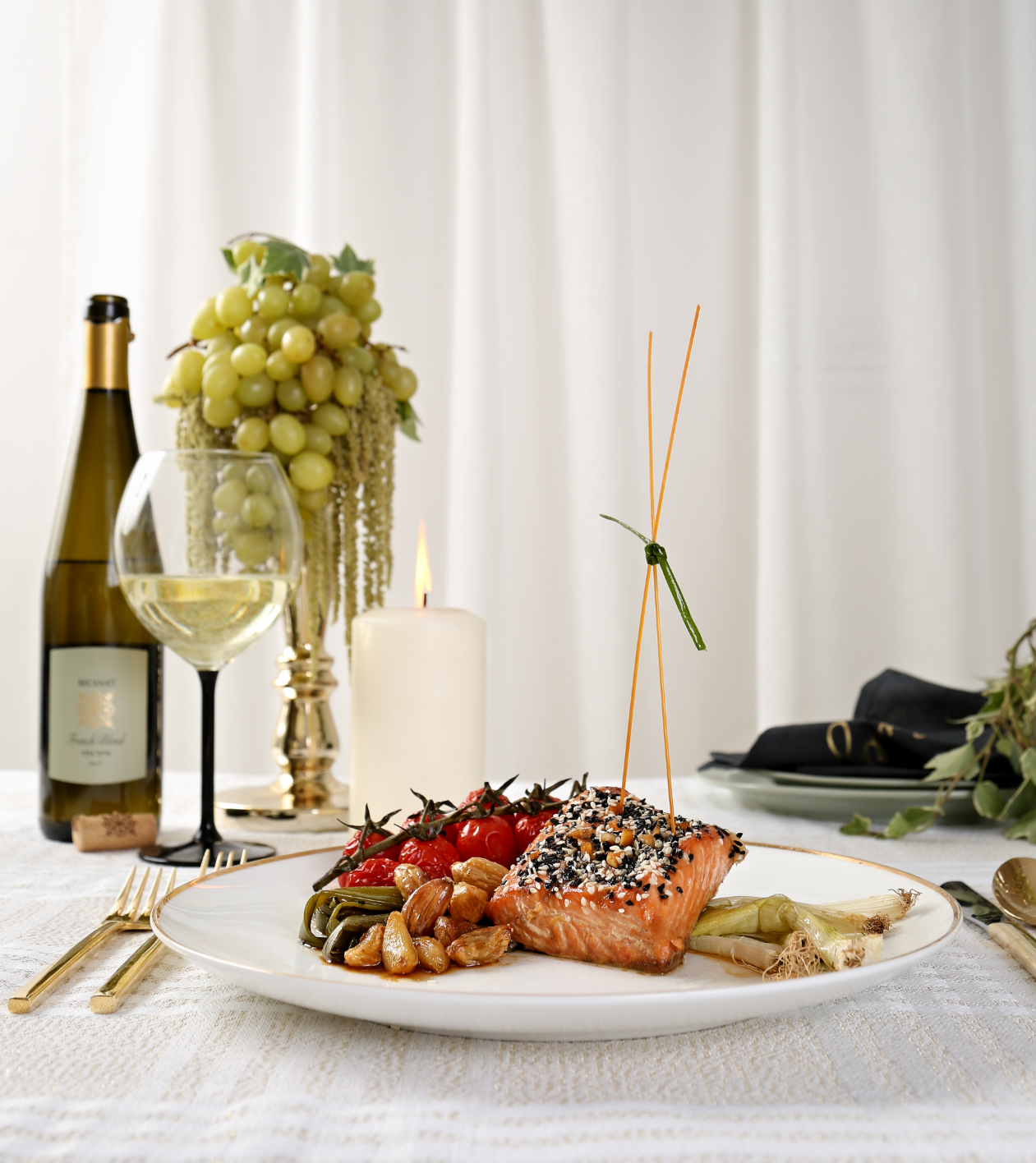 Sesame Salmon In Honey Soy Marinade Recipes