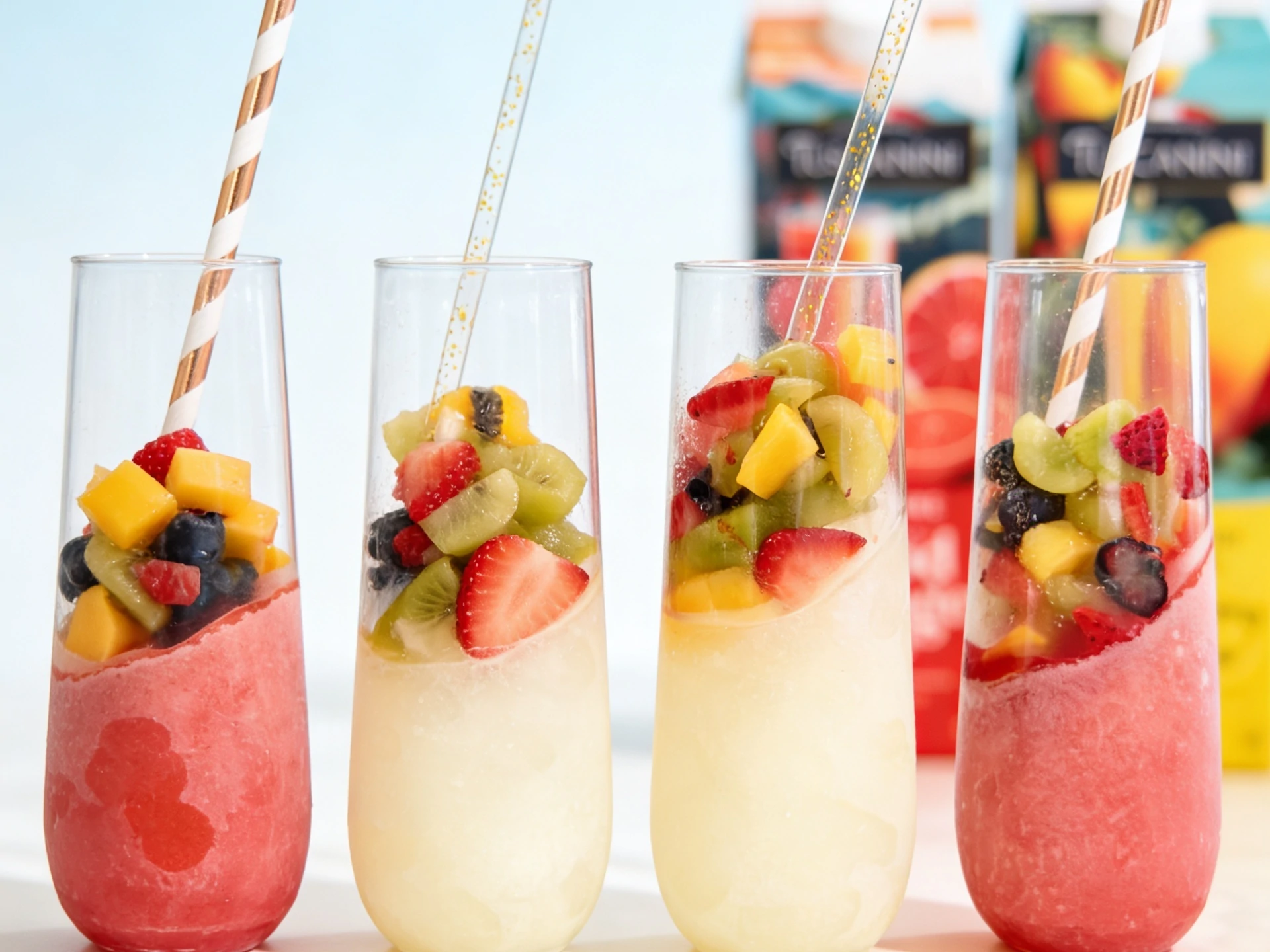Tilted Frozen Fruit Slush