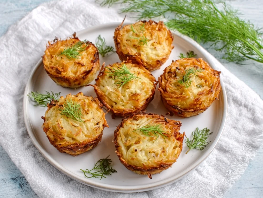 Passover Potato and Sausage Mini Kugels