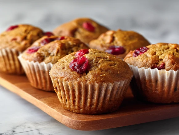 Pumpkin Cranberry Mini Breakfast Muffins