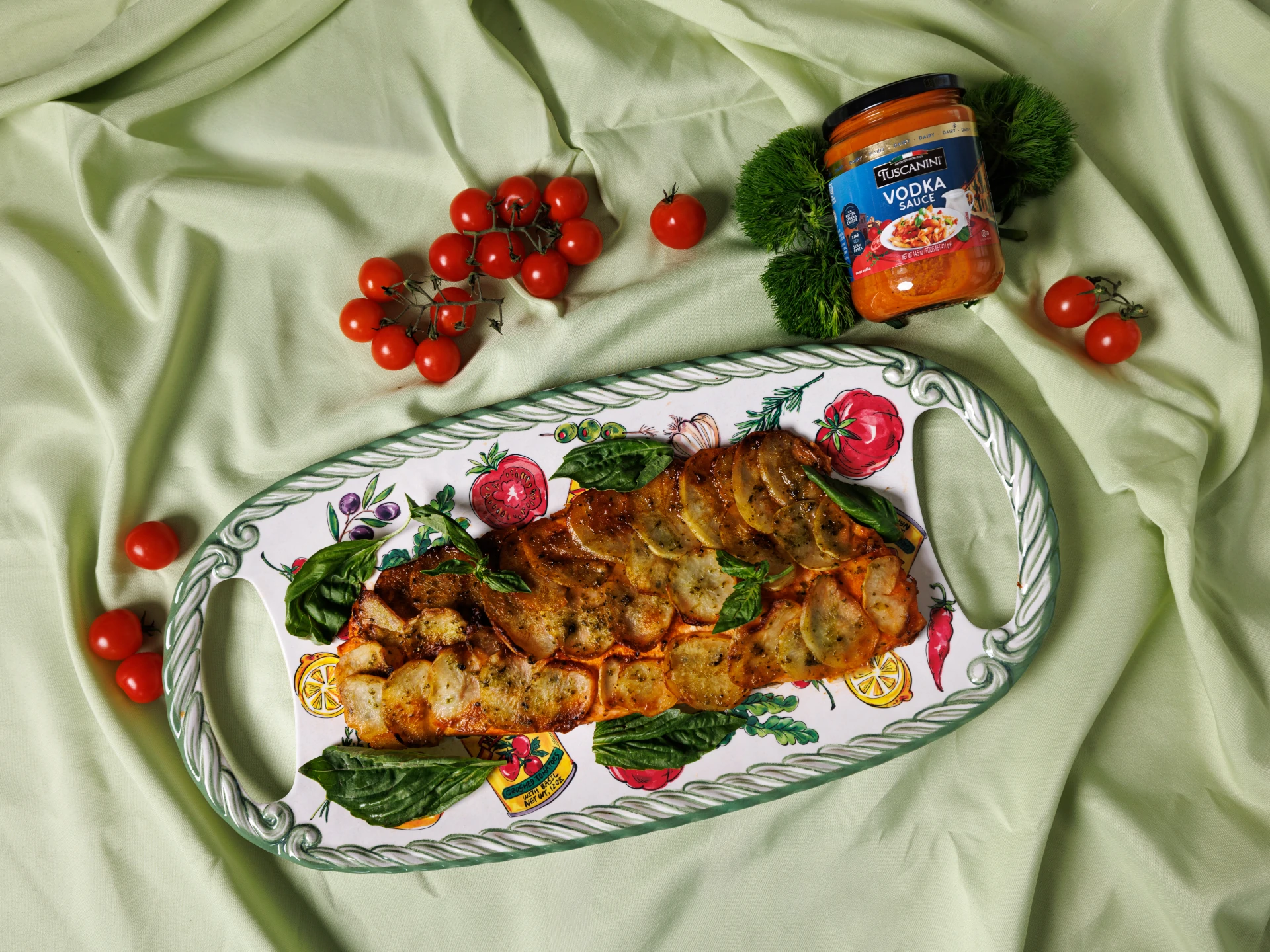 Potato ala Vodka Salmon