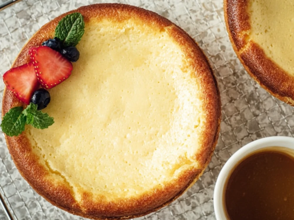 Tarte au Fromage (Crustless Polish Cheesecake)