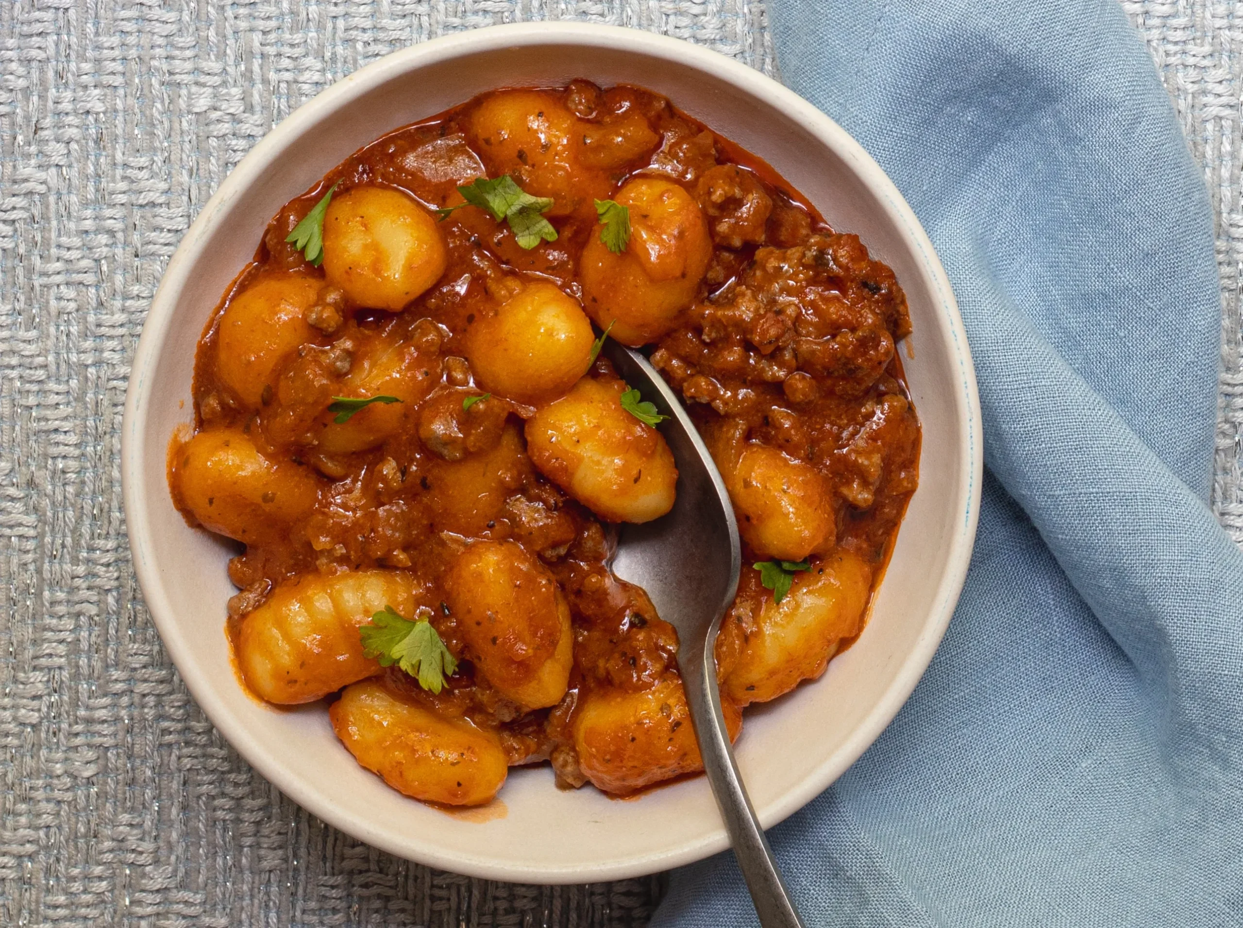 One-Pot Gnocchi Bolognese