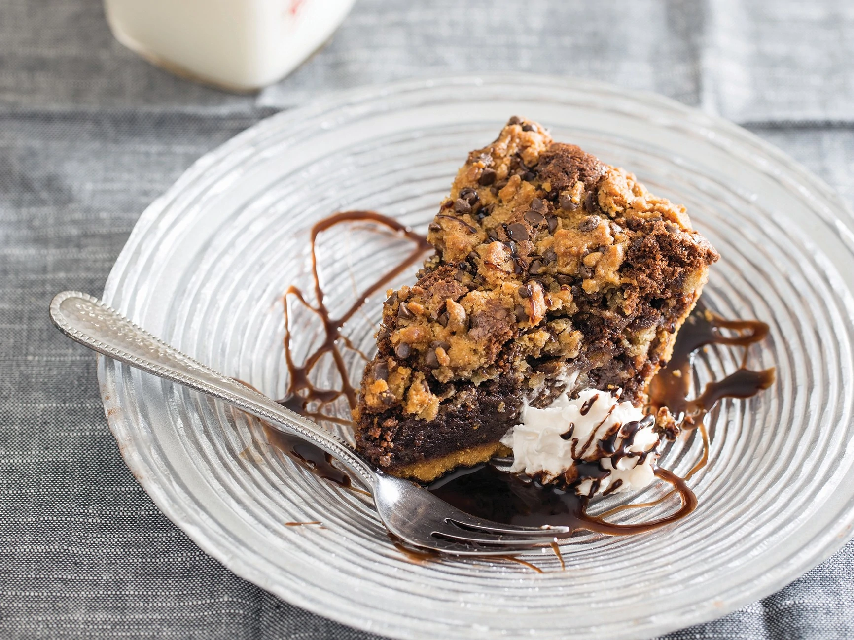 Cookie Dough Fudge Pie