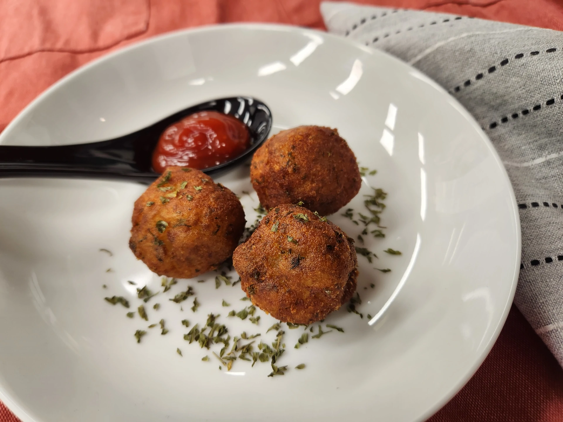 Crispy Fried Potato Balls