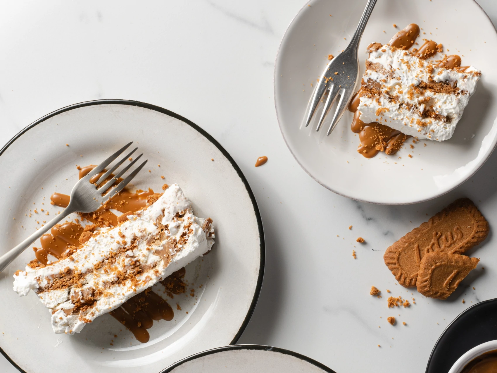 Layered Lotus Cookie Ice Cream