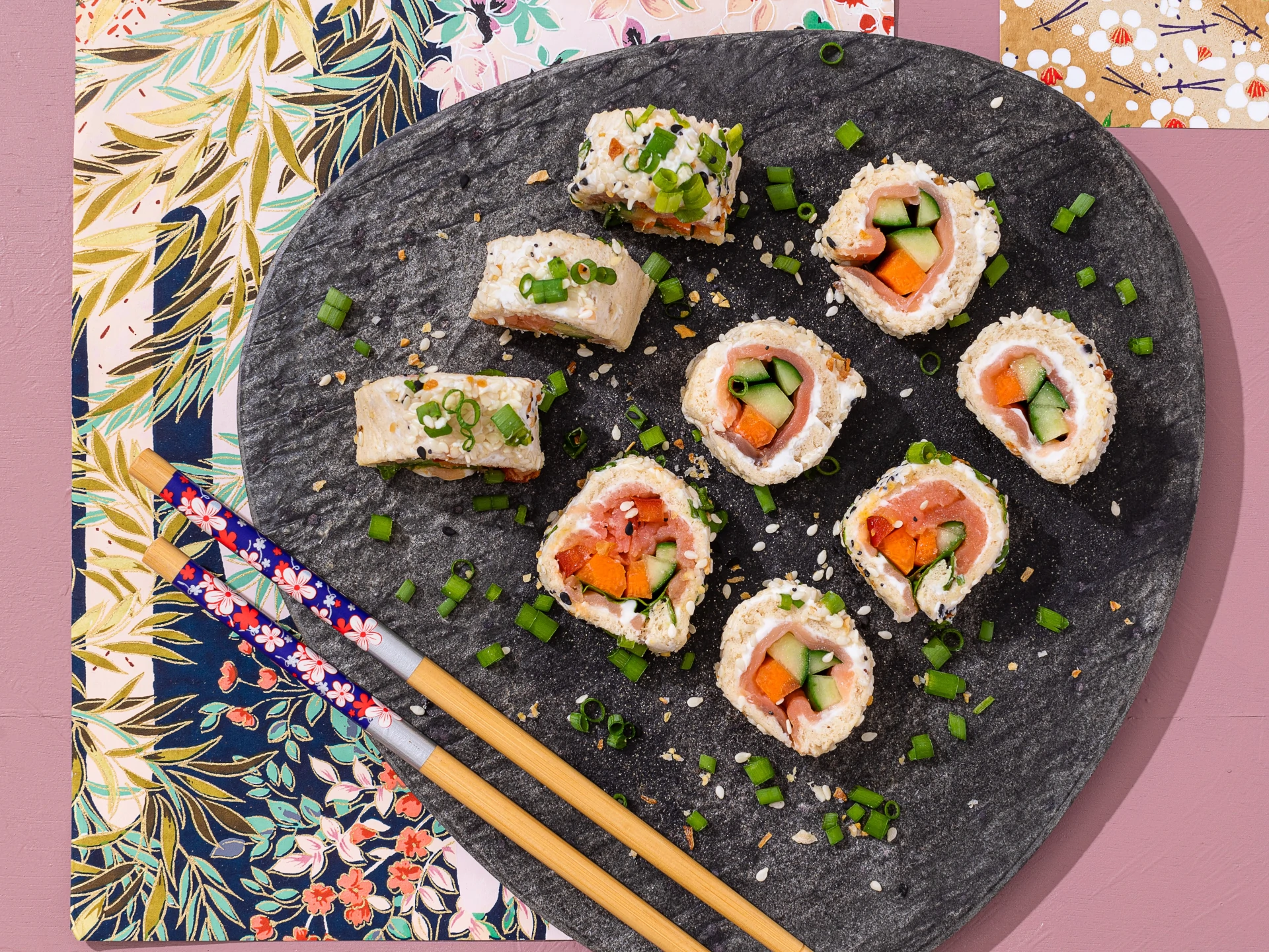 Challah Sushi Sandwich