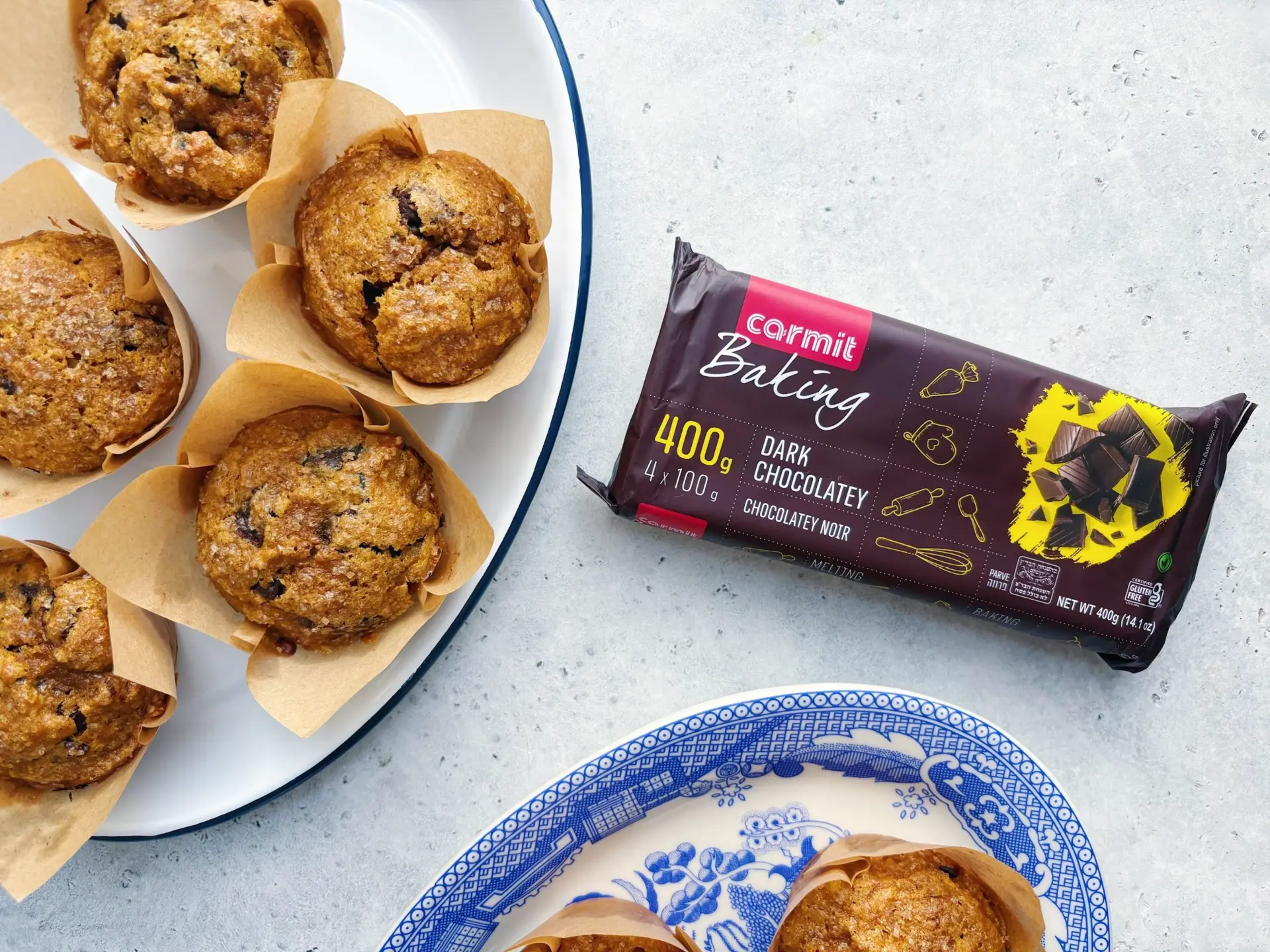 Pumpkin, Chocolate and Date Muffins