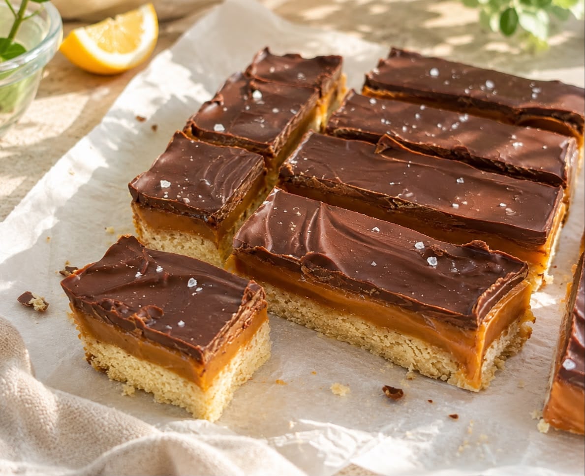 Healthy Twix Bars