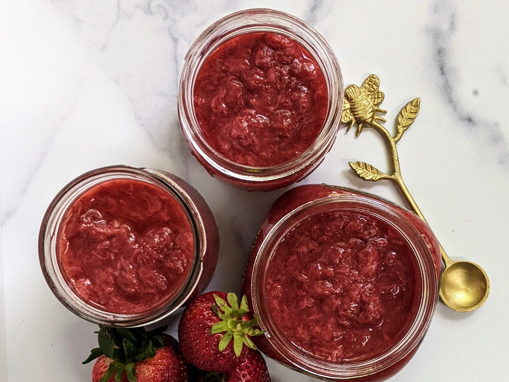 Small-Batch Strawberry-Rhubarb Preserves