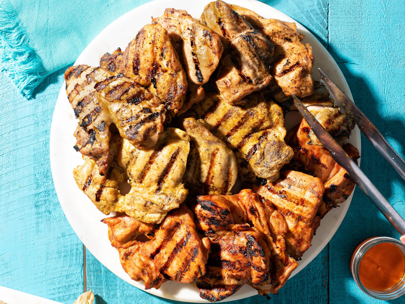 Grilled or Smoked Dark Chicken, Three Ways