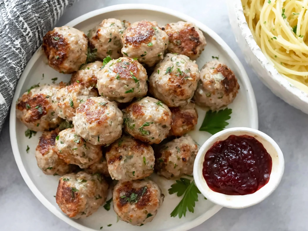 Baked Turkey Meatballs
