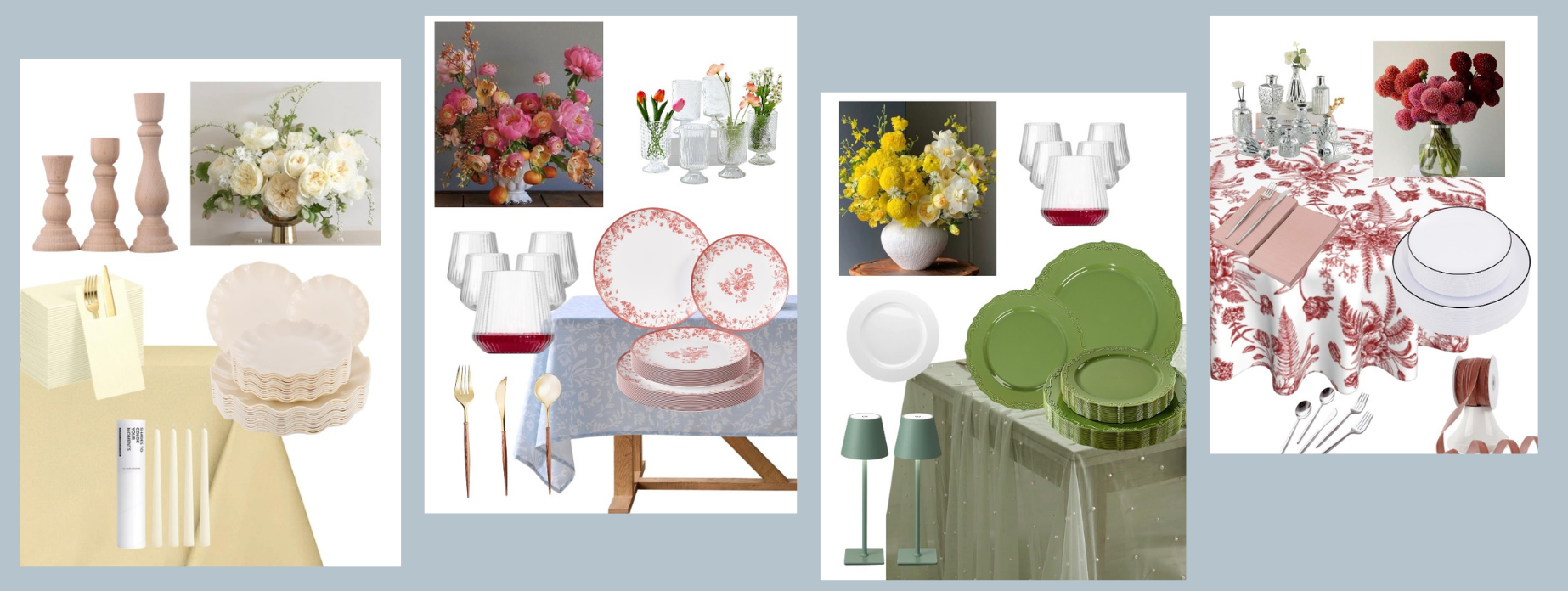 4 Ways to Style Your Sheva Brachos Table (Links Included)
