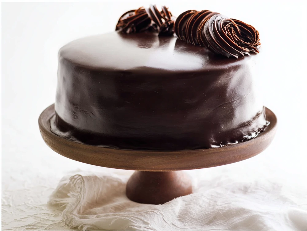 Six-Layer Chocolate Ganache Cake