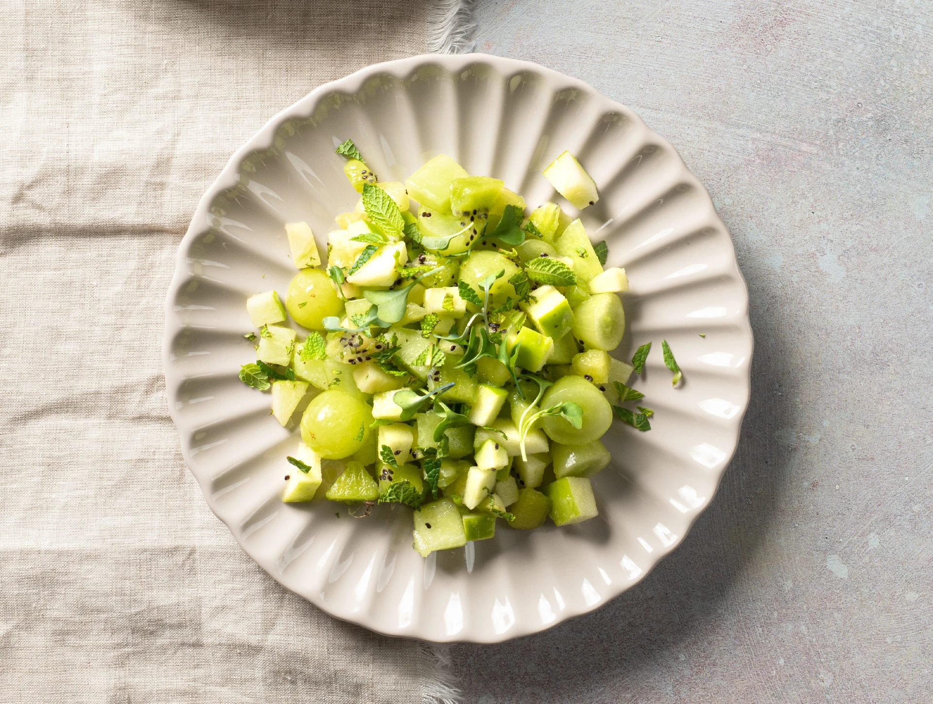 Green Fruit Salad