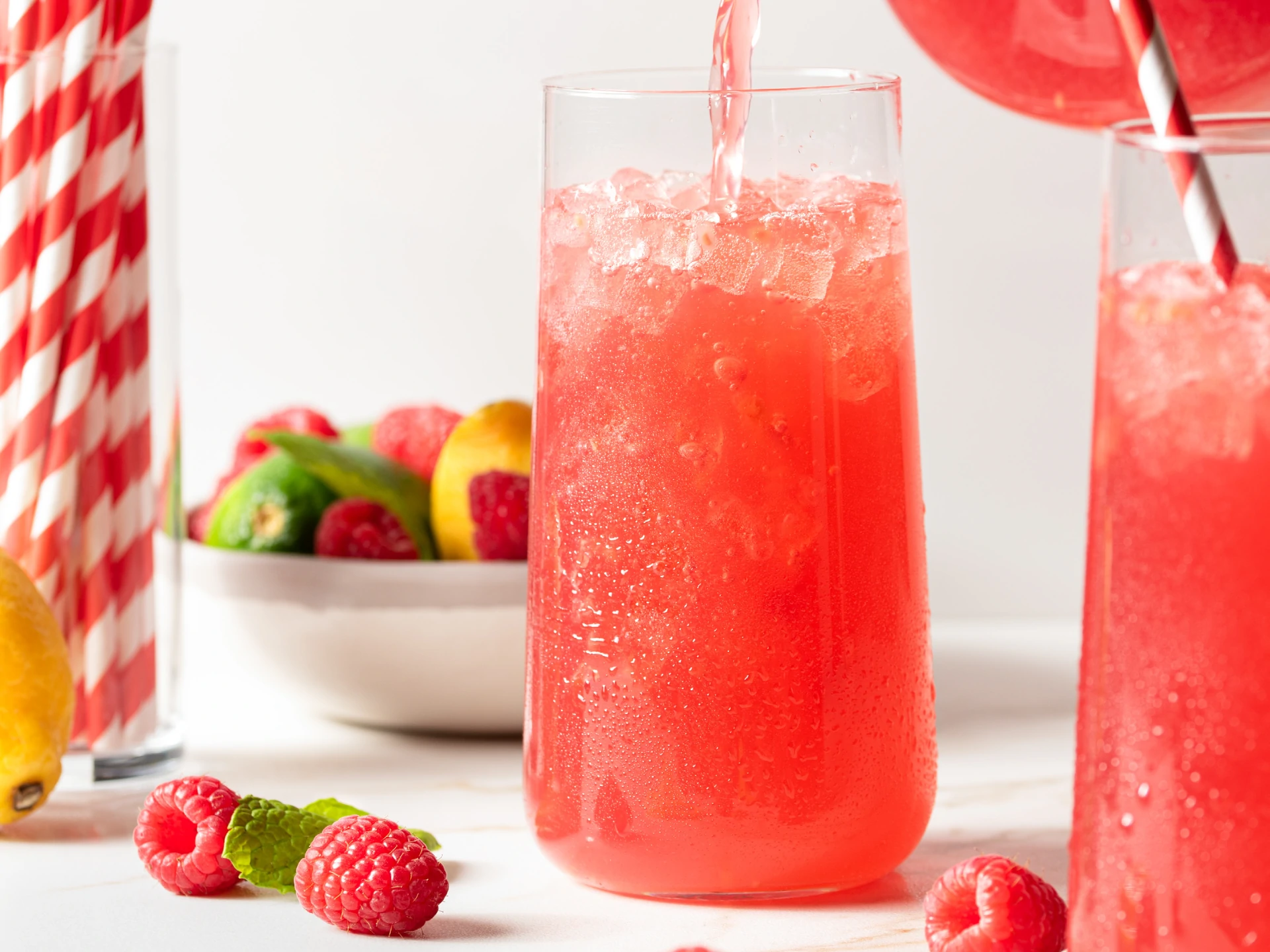 Sparkling Raspberry Lemonade