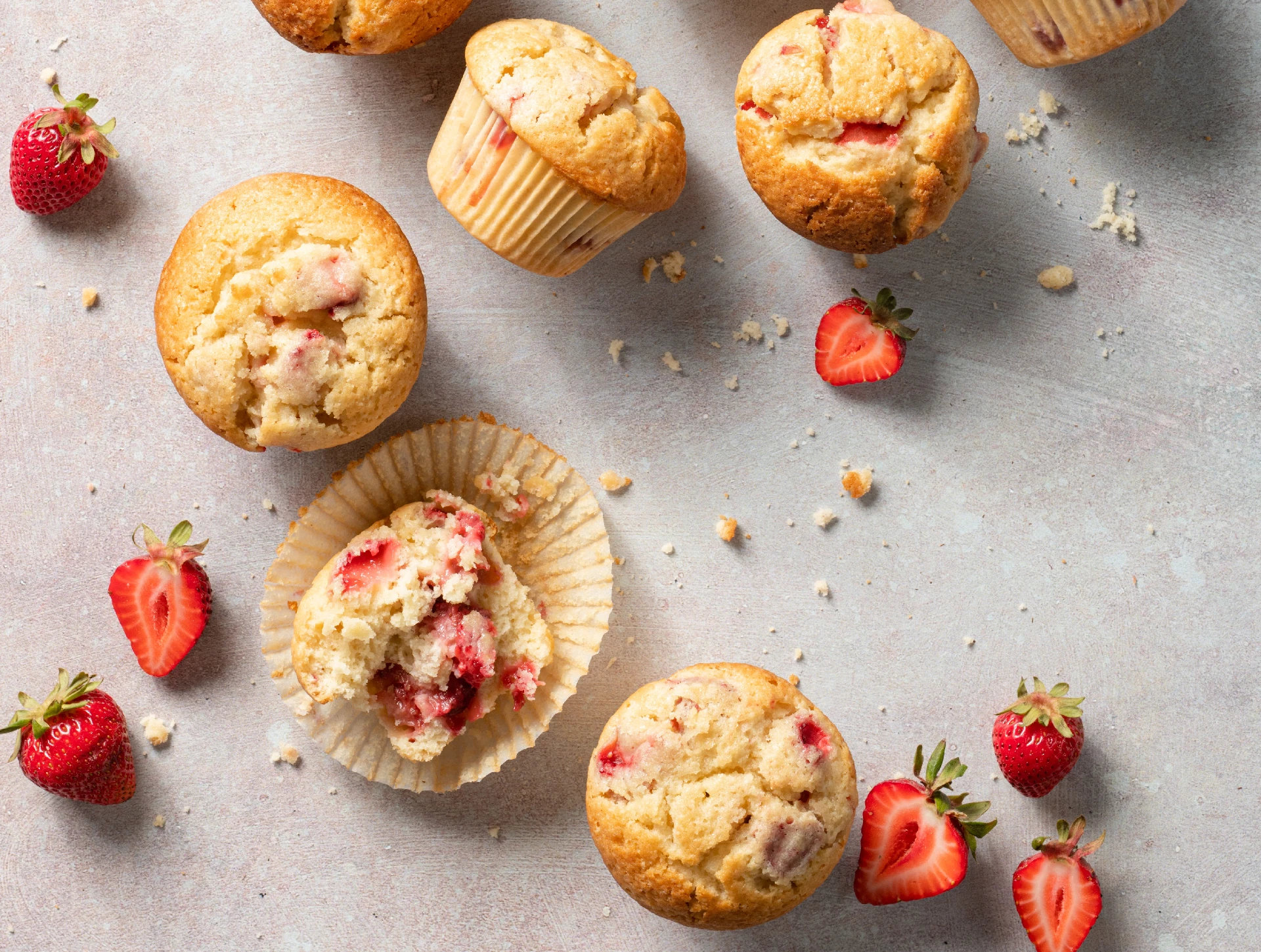 Strawberry Muffins
