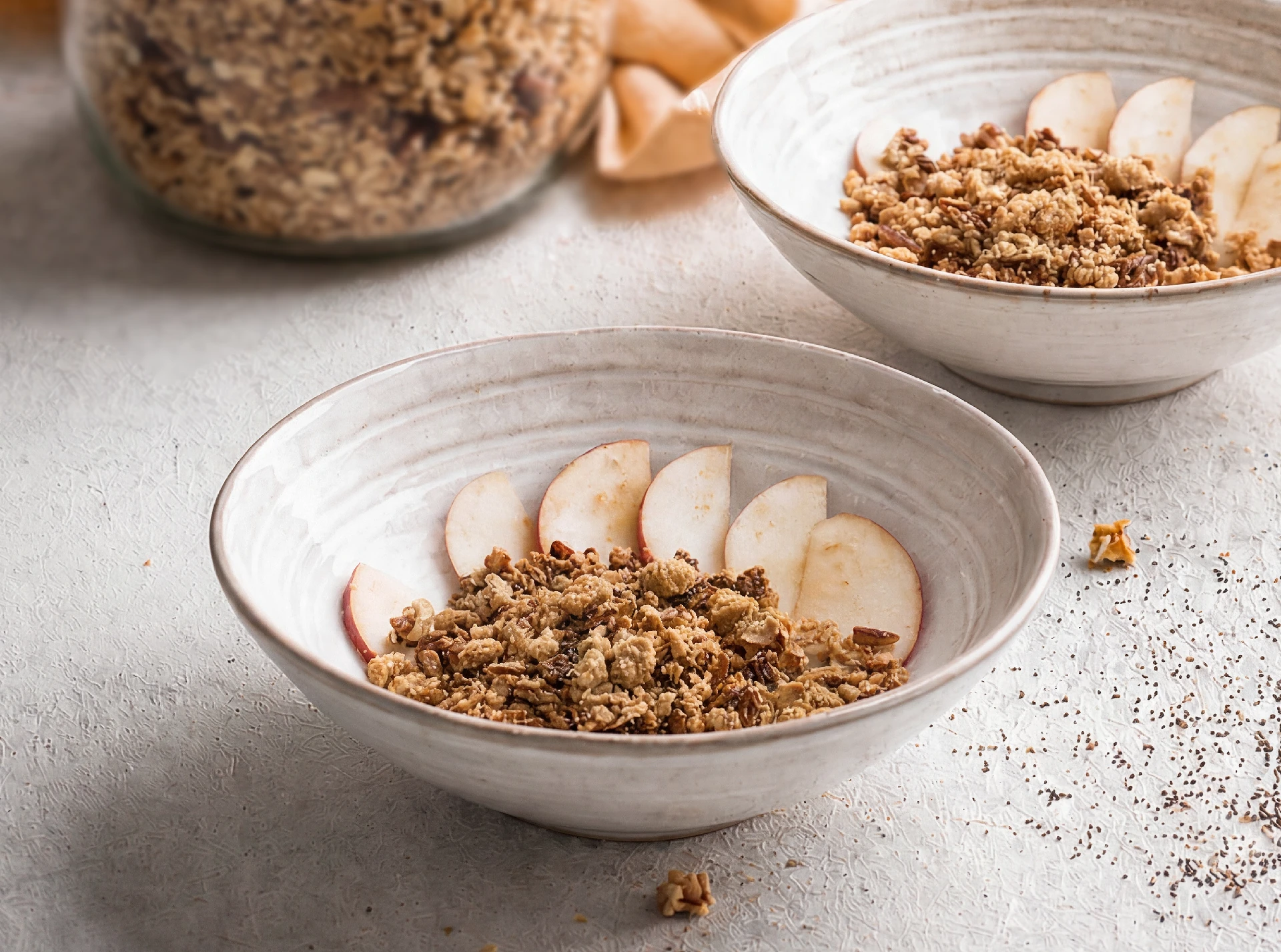 Peanut Butter Streusel Granola