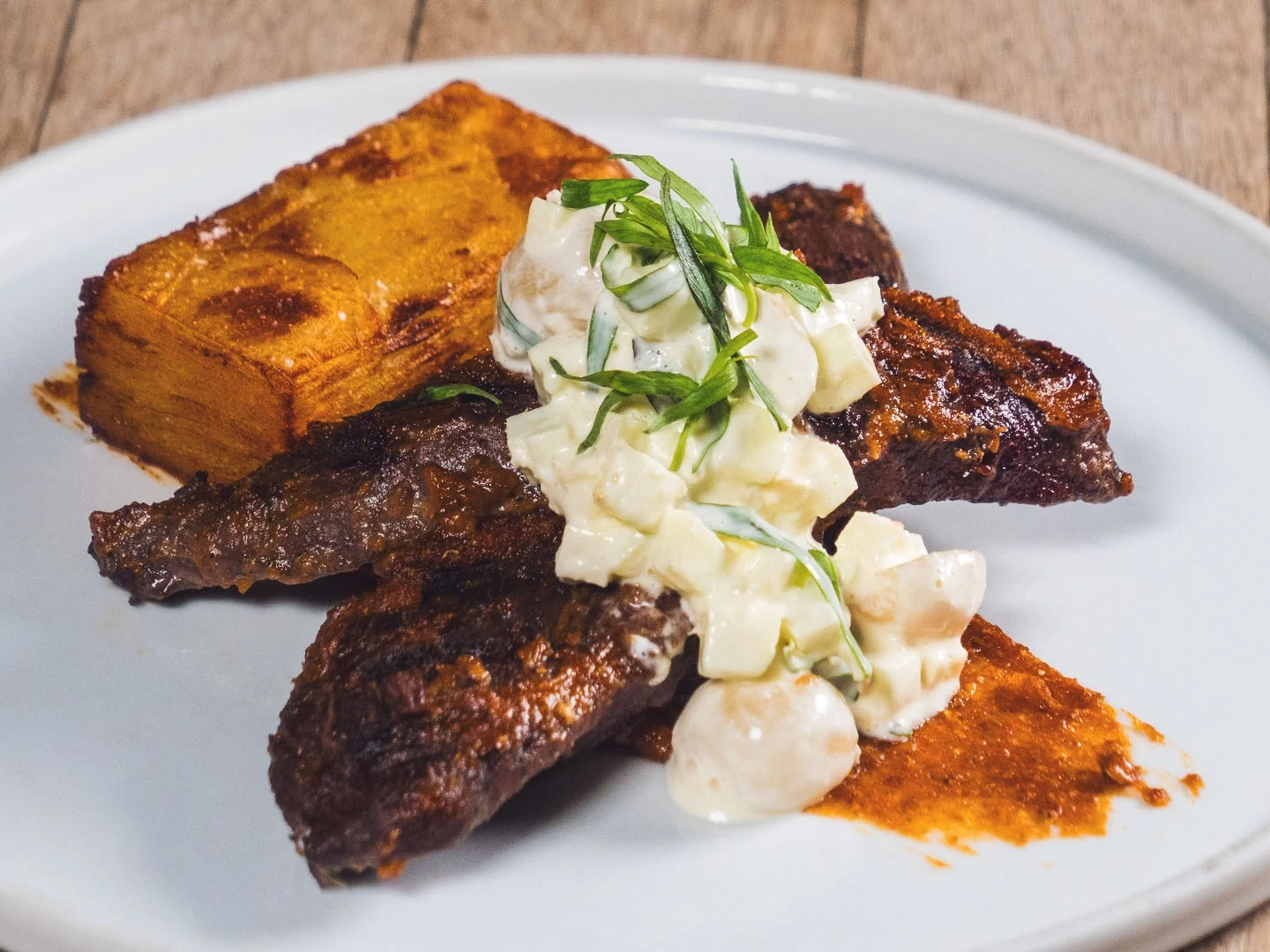 Grilled Date Hanger Steak