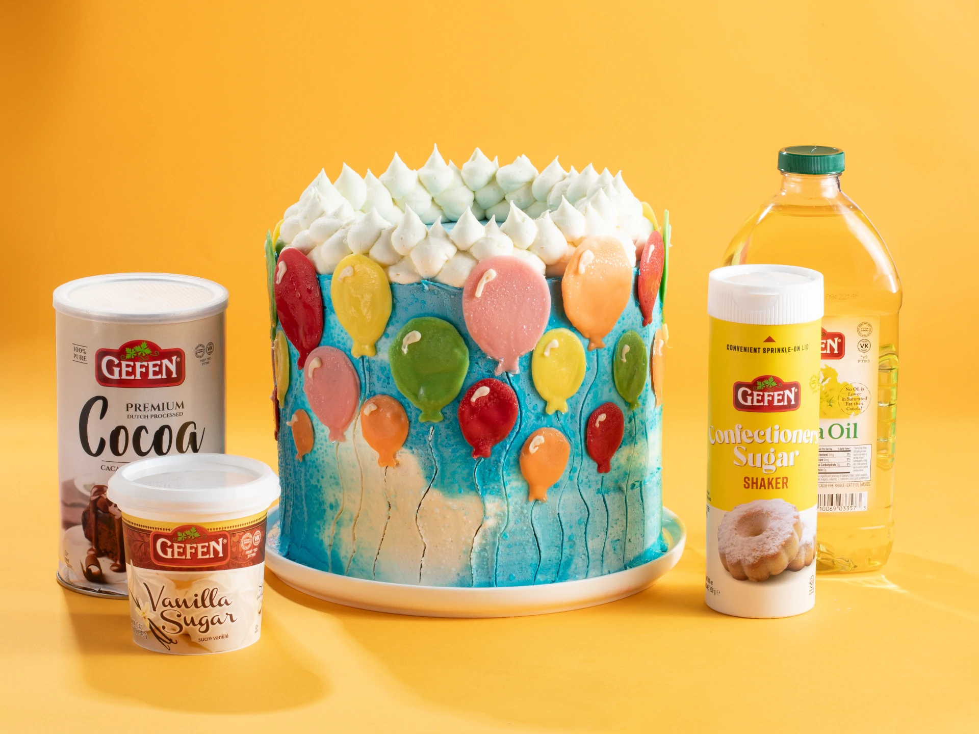 Flying in the Sky Balloon Cake