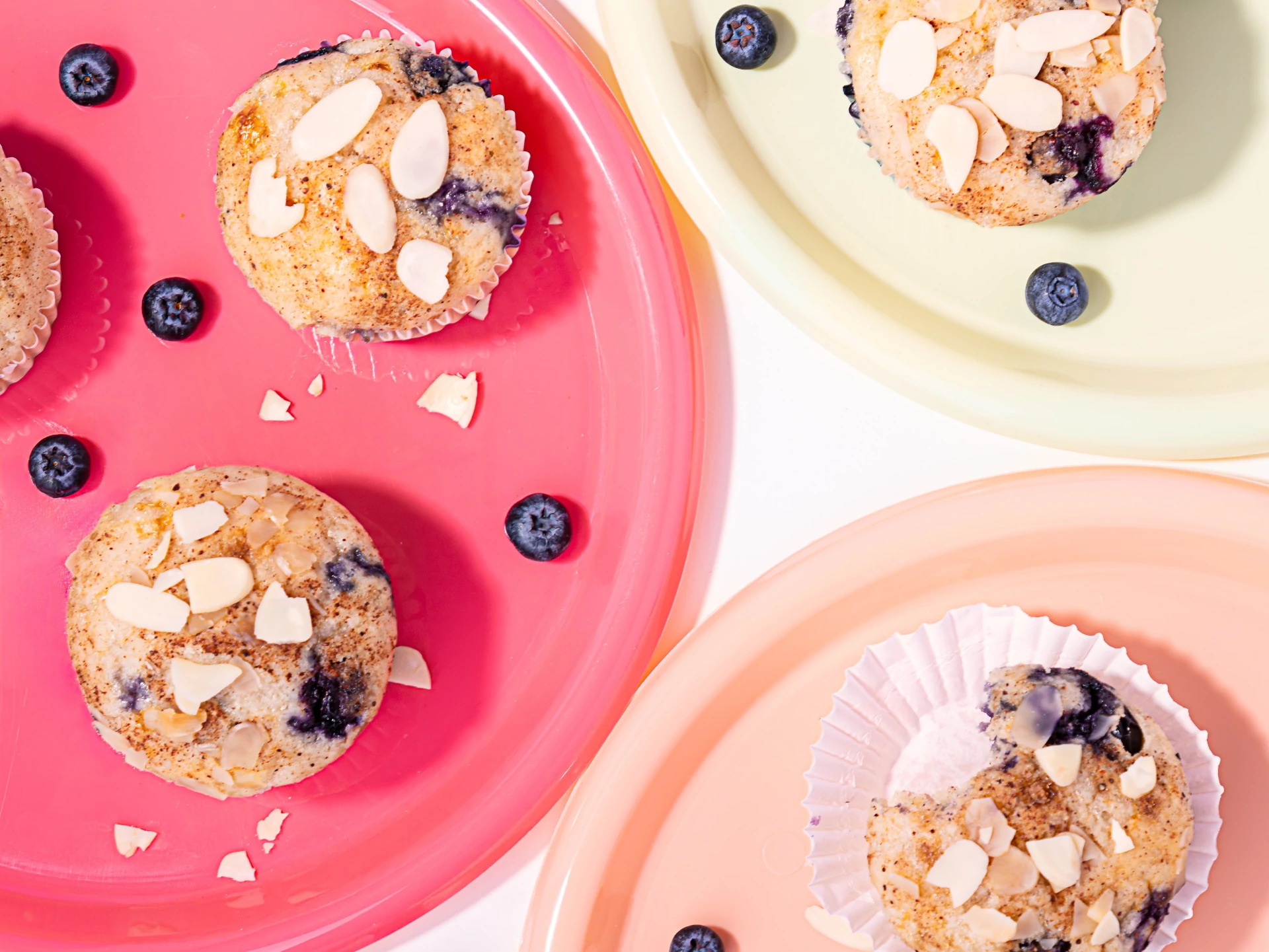 Cottage Cheese Blueberry Muffins (Egg Free)